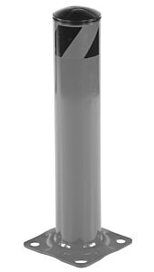 Vestil Bol-24-4.5-Gysg Steel Pipe Safety Bollard 24" X 4-1/2" Gray Semi Gloss