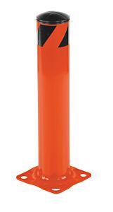 Vestil Bol-24-4.5-Or Steel Pipe Safety Bollard 24" X 4-1/2" Orange