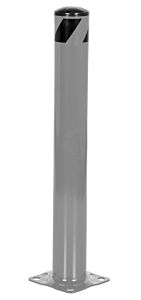 Vestil Bol-36-4.5-Gysg Steel Pipe Safety Bollard 36" X 4-1/2" Gray Semi Gloss