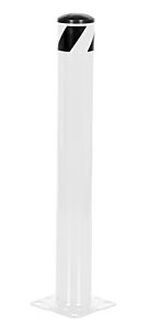 Vestil Bol-36-4.5-Wt Steel Pipe Safety Bollard 36" X 4-1/2" White