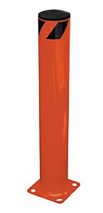 Vestil Bol-36-5.5-Or Steel Pipe Safety Bollard 36" X 5-1/2" Orange