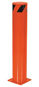 Vestil Bol-36-6.5-Or Steel Pipe Safety Bollard 36" X 6-1/2" Orange