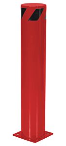 Vestil Bol-36-6.5-Red Steel Pipe Safety Bollard 36" X 6-1/2" Red
