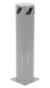 Vestil Bol-36-8.5-Sl Steel Pipe Safety Bollard 36" X 8-1/2" Silver