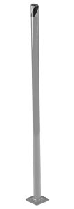 Vestil Bol-42-2-Gysg Steel Pipe Safety Bollard 42" X 1-3/4" Gray Semi Gloss