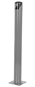 Vestil Bol-42-4.5-Gysg Steel Pipe Safety Bollard 42" X 4-1/2" Gray Semi Gloss