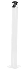 Vestil Bol-42-4.5-Wt Steel Pipe Safety Bollard 42" X 4-1/2" White