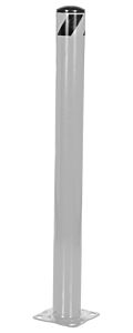 Vestil Bol-42-5.5-Sl Steel Pipe Safety Bollard 42" X 5-1/2" Silver