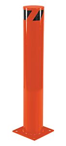 Vestil Bol-42-6.5-Or Steel Pipe Safety Bollard 42" X 6-1/2" Orange