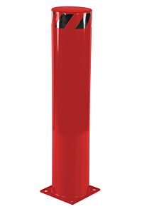 Vestil Bol-42-8.5-Red Steel Pipe Safety Bollard 42" X 8-1/2" Red