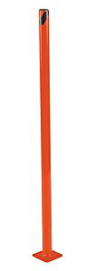 Vestil Bol-48-2-Or Steel Pipe Safety Bollard 48" X 1-3/4" Orange