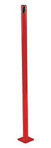 Vestil Bol-48-2-Red Steel Pipe Safety Bollard 48" X 1-3/4" Red