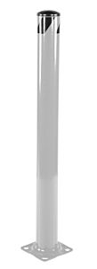 Vestil Bol-48-5.5-Sl Steel Pipe Safety Bollard 48" X 5-1/2" Silver