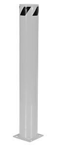 Vestil Bol-48-6.5-Sl Steel Pipe Safety Bollard 48" X 6-1/2" Silver