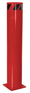 Vestil Bol-48-8.5-Red Steel Pipe Safety Bollard 48" X 8-1/2" Red