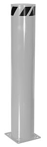 Vestil Bol-48-8.5-Sl Steel Pipe Safety Bollard 48" X 8-1/2" Silver