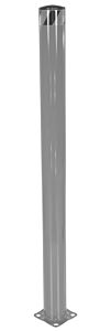 Vestil Bol-62-4.5-Gysg Steel Pipe Safety Bollard 62" X 4-1/2" Gray Semi Gloss