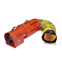 Allegro 9534-15 8" Axial Ac Metal Com-Pax-Ial Blower W/ Canister & 15' Ducting