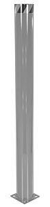 Vestil Bol-62-6.5-Gysg Steel Pipe Safety Bollard 62" X 6-1/2" Gray Semi Gloss