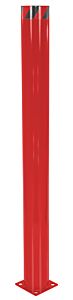 Vestil Bol-62-6.5-Red Steel Pipe Safety Bollard 62" X 6-1/2" Red
