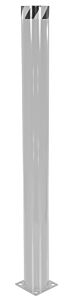 Vestil Bol-62-6.5-Sl Steel Pipe Safety Bollard 62" X 6-1/2" Silver