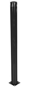 Vestil Bol-72-5.5-Bk Steel Pipe Safety Bollard 72" X 5-1/2", Black