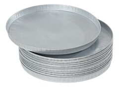 Vestil Dc-235-15Pkg Galvanized Steel Closed Head Drum Cover 23-13/16" Inside Diameter 15 Pack Gray