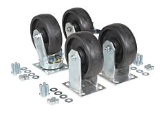 Vestil D-Ck4-C23C Glass-Filled Nylon Caster Kit 6 In X 2 In 8000 Lb Capacity, Black