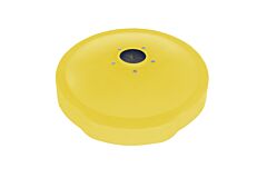 Vestil Dc-P-55-Canf-Uf-Yl Low Density Polyethylene Drum Recycling Lid Universal 55 Gallon Yellow