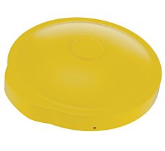 Vestil Dc-P-55-Uf-Yl Low Density Polyethylene Drum Cover 55 Gallon Universal Fit Yellow