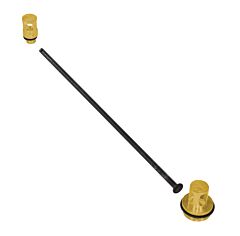Vestil Ddl-55-Brs Brass Double Drum Lock 55 Gallon 3" X 23-1/8" X 3" Bronze