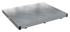 Vestil Dol-St-3648-6Nt Aluminum Pallet Dolly With Pallet Top 36" X 48" 4000 Lb. Capacity, Silver