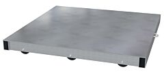 Vestil Dol-St-4848-6Nt Aluminum Pallet Dolly With Pallet Top 48" X 48" 4000 Lb. Capacity, Silver