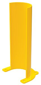 Vestil Rrg-24-6-Yl Steel Rounded Rack Guard 24" X 9.25" X 6.5", Yellow