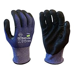 Armor Guys 04-367-S Cut Resistant Gloves, Extraflex Cut Resistant Liner, Hct Lite Palm Coated With Dots, Nitrile Reinforced Thumb Crotch, Ansi A3, Size Small