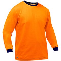 Bisley 310M6118-O/2X Non-Ansi Long Sleeve Shirt, Orange, Size 2X-Large