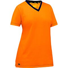 Bisley 310W1118-O/L Non-Ansi Women'S Short Sleeve T-Shirt, Orange, Size Large