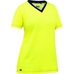 Bisley 310W1118-Y/Xl Non-Ansi Women'S Short Sleeve T-Shirt, Yellow, Size X-Large