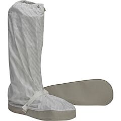 Uniform Technology Cb2-16Wh-L Ultimax Stripe Iso 3 (Class 1) Cleanroom Boot, White, Size Large
