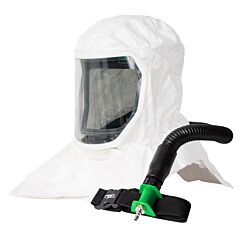 Rpb 17-011-13 T-Link Respirator, Includes: 17-010 T-Link Hard Hat Assembly, 17-713 Tychem 4000 Hood, 04-833 Breathing Tube, 03-101 Constant Flow Valve