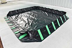 Ultratech 8696 Spill Containment Berm, Compact Model, 14' X 54' X 1', 24 Mil Pvc