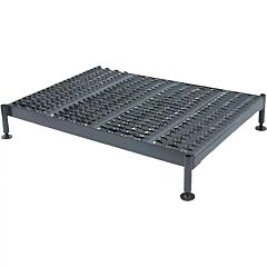 Ballymore Awp9-2471 Adjustable Height Steel Work Platform, Adjustable 9" To 14", 500 Lb. Capacity, 24" X 71"