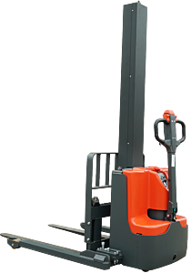 Ballymore Ballypal22Msl63 Ballypal Fully Powered Straddle Stacker Lift Truck, 2200 Lb Capacity, 63" Lift