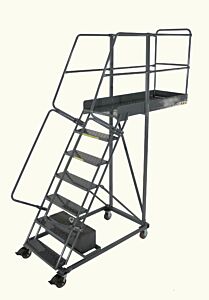 Ballymore Cl-6-42G Cantilever Ladder, Serrated Grating Tread, 6 Steps