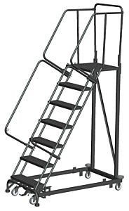 Ballymore Ml073221X Monster Line Ladder, Expanded Metal Tread, 7 Steps