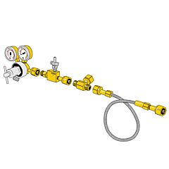 Allegro 9892-02 Two Cylinder Kit W/ Alarm, Low Pressure