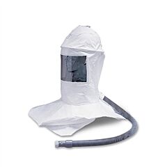 Allegro 9909-Hd Deluxe Tyvek Double Bib Hard Hat Hood W/ Hard Hat