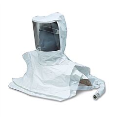 Allegro 9912-C Double Bib Maintenance Free Tyvek Hood Cf Sar Assembly W/ Susp. & Personal Air Cooler W/ Hansen Fitting
