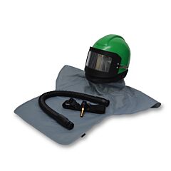 Allegro Nv20-00 Nova 2000 Helmet (Complete) W/ Nylon Cape, Breathing Tube And Flow Control Valve, High Pressure