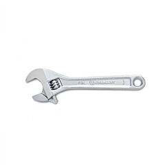 Crescent Ac212Bk Adjustable Chrome Wrench, 12 In Oal, 1-1/2 In Opening, Chrome Plated